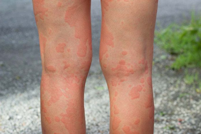 alergia-de-pele Alergia na pele - urticária