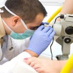 Exame de colposcopia com biopsia
