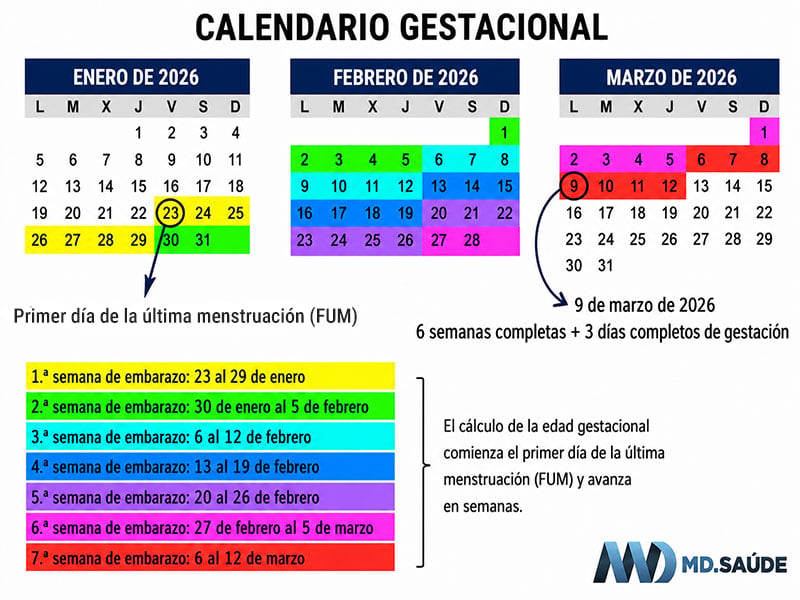 Días y semanas de embarazo