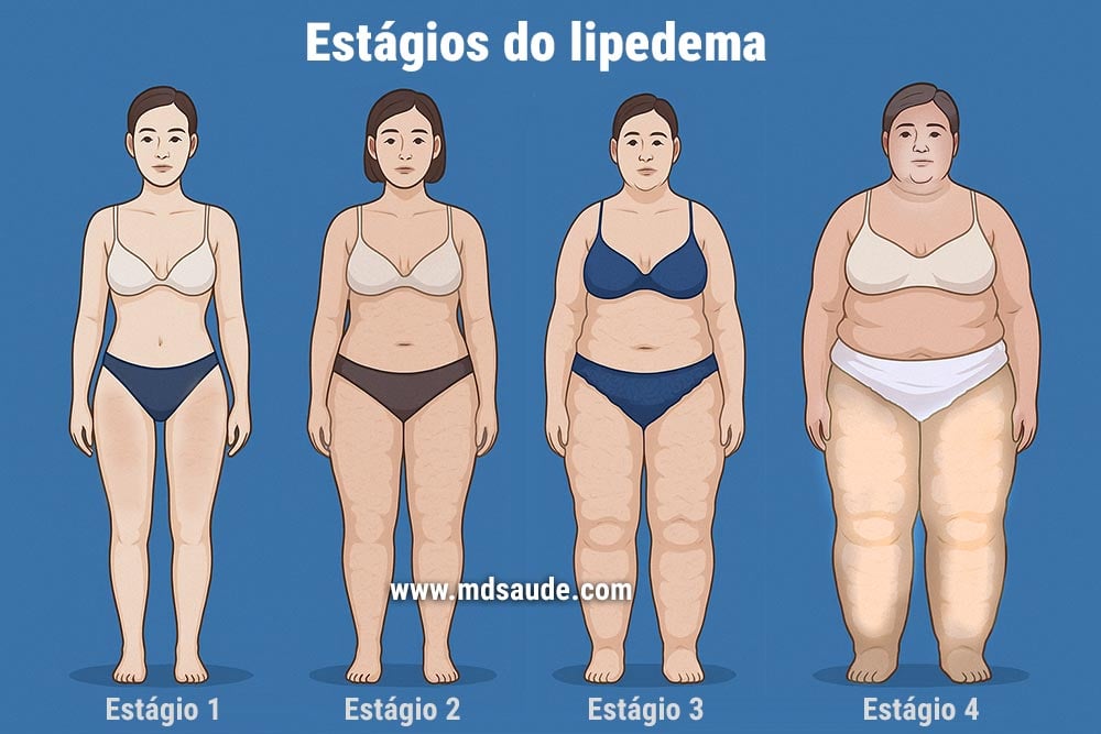 Estágios do lipedema