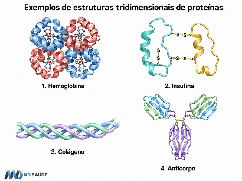 Forma tridimensional de proteínas